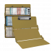 WhiteCoat Clipboard® Trifold - Tactical Brown Critical Care Edition
